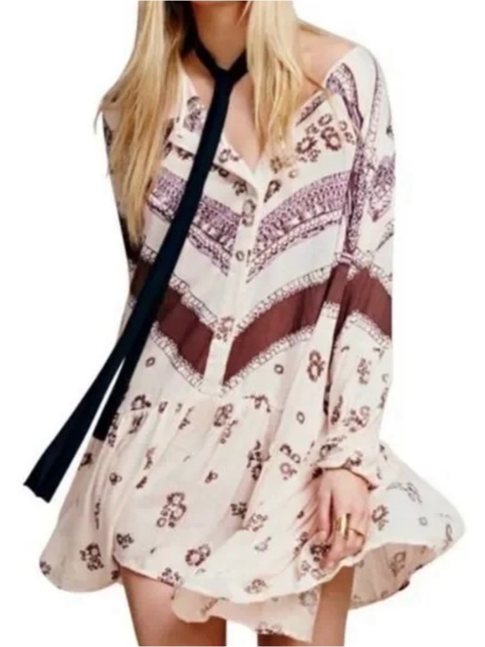 Free People From Your Heart Mini Dress - Picture 1 of 6